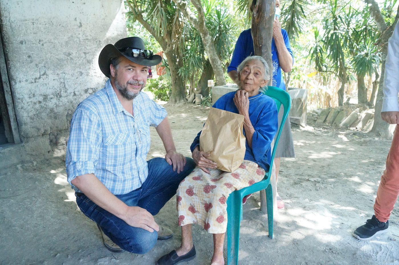 A visit with a resident of the community